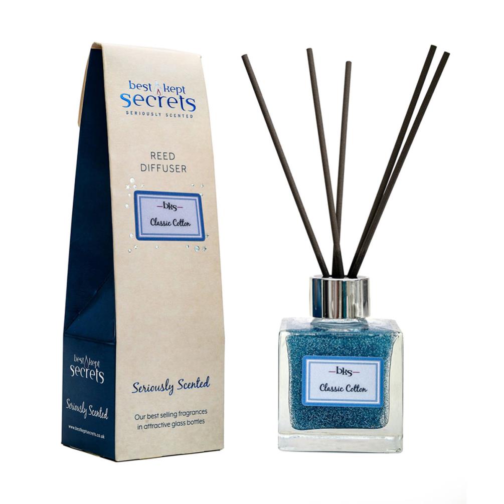 Best Kept Secrets Classic Cotton Sparkly Reed Diffuser - 100ml £13.49